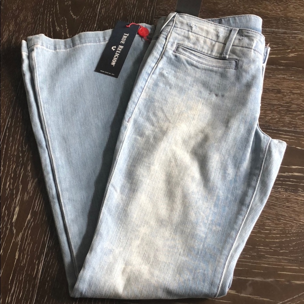 NWT Womens True Religion light denim wash jeans